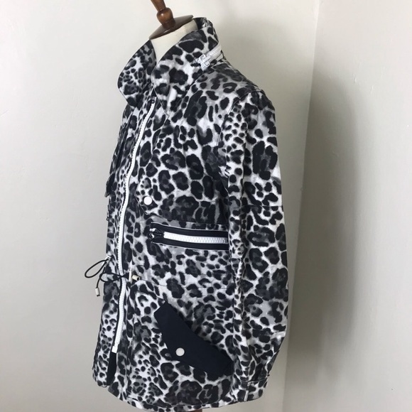 Sandro leopard print parka jacket - Picture 5 of 10